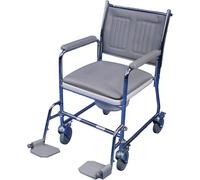AIDAPT Flat Packed Linton Mobile Wheeled Commode - VR166S