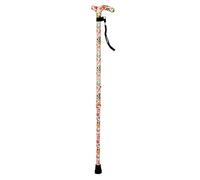 Deluxe Walking Stick - White Floral