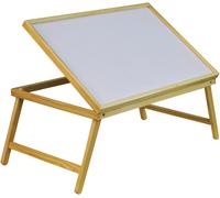 Aidapt Folding Adjustable Wooden Bed Tray Brown VM938AB