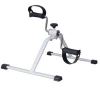 Aidapt Folding Portable Low Joint impact Fitness Rehabilitation Pedal Cycle Exerciser with variable Resistance for Leg and Arm Exercises, White