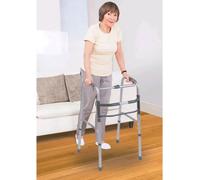 Aidapt Folding Walking Frame VP129F – Adjustable Aluminium Lightweight Fast-Fold Anti-Slip Feet