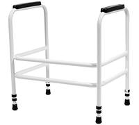 Aidapt Free Standing Bariatric Support Toilet Safety Frame with Adjustment for Height and Non Slip Feet Pre Assembled Aid