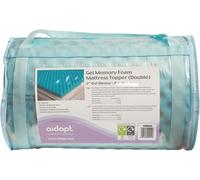 Aidapt Gel Memory Foam Mattress Topper (Standard Double) bLUE VM866D