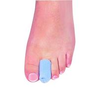 Antibacterial Digital Caps Cut to Size Finger and Toe Sleeves Covers Contain Soothing Mineral Oil Relieve Pressure on Sore Ingrown Toenails, Hammertoes, Corns and Toe Tips Latex Free Large Pk of 6