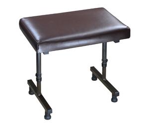 Aidapt Height Adjustable Leg Rest Stool With Anti Slip Feet and Easy Clean Material For Elderly and Users With Limited Mobility Aid