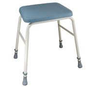 Aidapt Perching Stool Astral – Height Adjustable Padded Seat for Elderly, Limited Mobility