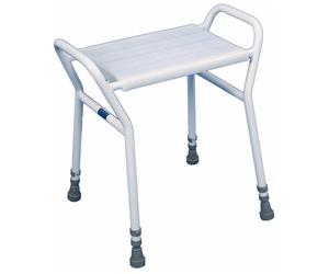 Aidapt High Quality Made Strood Height Adjustable Steel Shower Stool Chair Aid