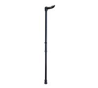 Aidapt Left Handed Adjustable Height Lightweight Walking Stick with Anti Slip Ferrule Foot to Aid Stability and Confidence when Walking Supplied with a Hanging Carry Strap