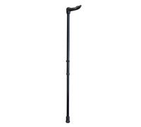 Aidapt Left Handed Adjustable Height Lightweight Walking Stick with Anti Slip Ferrule Foot to Aid Stability and Confidence when Walking Supplied with a Hanging Carry Strap