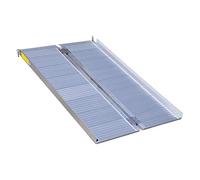 Aidapt Lightweight Folding Suitcase Ramp - for Houses, Cars, Wheelchairs, Scooters - Portable Folding Suitcase Ramp - Tri-Fold Design - Rust-Free Aluminium - 272kg Load Capacity (5 Feet)