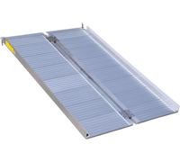 Aidapt Lightweight 5ft Folding Ramp.Durable Aluminium,Portable,Carry Handle,No Tools Required,Threshold,Kerbs,Wheelchair,Scooter,Disability,Easy to store