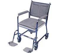 Linton Commode Cw Footrests Aidapt Grey One Size
