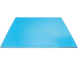 Aidapt Memory 2" Memory Foam Mattress Topper With Cooling Gel Infusion, Egg Crate/Flat Revisable Design For Beds, Sofa Beds King Size
