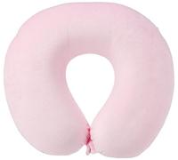 Aidapt Memory Foam Moulded Pressure Relief Neck Cushion. Comfort & Posture, Ideal for Travel. Supports the Head, Neck and Chin When Sleeping. Use for Plane, Train or Car Journeys. Travel Pillow Pink