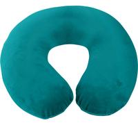 Memory Foam Moulded Pressure Relief Neck Cushion Comfort and Posture, Ideal for Travel Supports the Head, Neck and Chin when Sleeping use for Plane, Train or Car Journeys Travel Pillow In Teal