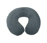 Aidapt Memory Foam Moulded Pressure Relief Neck Cushion Comfort and Posture, Ideal for Travel Supports the Head, Neck and Chin when Sleeping use for Plane, Train or Car Journeys Travel Pillow In Grey
