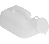 Aidapt Men's Male Urinal 1000ml 225x120x115mm in White Aidapt White