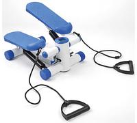 Aidapt Mini Stepper Exercise Machine with Resistance Bands, Compact Home Fitness Stepper for Legs, Hips & Glutes, LED Display, Seated or Standing Workout, Easy Storage