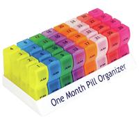 Aidapt Monthly Pill Organizer Box