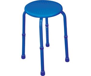 Aidapt Multi-Purpose Adjustable Stool Bathroom Waterproof Adjustable Stackable