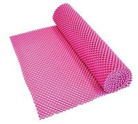 Aidapt Non Slip Pink Easy to Cut 150x30 cm Fabric Mat Ideal for Lining Draws, Shelves, and Work Tops