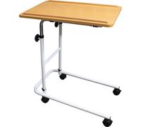 Aidapt Overbed Table With Castors in White Aidapt White