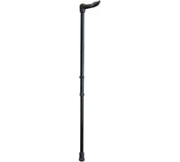 Aidapt Palm Grip Ergonomic Handled Walking Stick Left in Black Aidapt Black