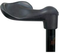 Aidapt Palm Grip Ergonomic Handled Walking Stick Right in Black Aidapt Black