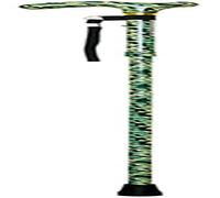 Aidapt Patterned Fold Down Adjustable Height Lightweight Walking Stick with Anti Slip Ferrule Foot for Stability and Confidence when Walking. Supplied with a Hanging Carry Strap and Handle.