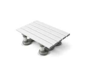 Aidapt Plastic 6" Slatted In Bath Seat with Suction Cups
