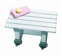 Aidapt Plastic 8" Slatted In Bath Seat with Suction Cups