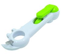 Aidapt Plastic Multi use Tin Opener - Designed for Users with Limited Dexterity, Arthritis or Weakened Grip. Great Kitchen Tool. No More Broken Fingernails. Open Tins, Jars, Bottle Lids and Cans.