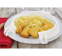 Aidapt Plastic Plate Guard 23-28Cm in White Aidapt White