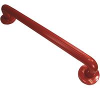 Aidapt Red Safety 600mm (24") Ribbed UPVC Plastic Grab Bar Support Rail Aid