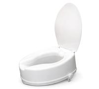 Aidapt Raised Toilet Seat.Elevated Seat Riser for Elderly,with or Without Lid, 2”,4” or 6” in Height.Post Surgery Recovery,Easy to Fit,Secure,Disability,Mobility,Hip Surgery,190kg Weight Limit