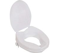 Aidapt Raised Toilet Seat with 2" or 4" Elevation, Sturdy Comfortable Construction, Easy to Fit Lock on System with no Tools Required, (Eligible for VAT Relief)