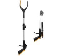 Aidapt Reacher Grabber Tool. 32" Length, Foldable, Magnetic Tip, Large Claw, 90° Rotating Head, Trigger Handgrip, Litter Picker, Premium Quality, Reach Assist Aid for Elderly Disabled, Pick Up Stick