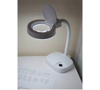 Aidapt Reading Lamp With Magnifier in Black Aidapt Black