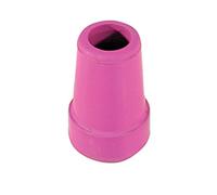 Aidapt Replacement Walking Stick Ferrule - Pink (Eligible for VAT relief in the UK)
