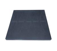 Aidapt Rubber Threshold Ramp 760x760mm.No Fixing Required,Kerbs,Doorways,Split Level Rooms,Wheelchair,Scooter,Rollator,Walking Frame,Disability Access Ramp,Non-Slip,Cut to Size,Durable,Hard Wearing