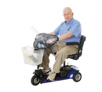 Aidapt Mobility Scooter Tiller Panel Cover - Clear Waterproof PVC, Universal, Keeps Hands Warm