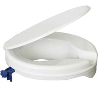 Aidapt Senator Plastic Raised Toilet Seat 2 inch with lid