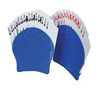Aidapt Set of Two Playing Card Holders. Ideal for those with Limited Dexterity. Hands-free games set and will hold up to 15 standard playing cards each. Please note: Playing Cards not supplied.