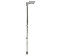 Aidapt Aluminium Ergonomic Walking Stick - Small Left-Handed, Adjustable, Anti-Slip Ferrule