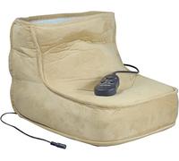 Aidapt Soft Relaxing Dual Speed Electric Foot Massage & Heated Foot Warmer Boot (Brown)