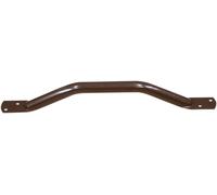 Aidapt Brown Safety Outdoor Indoor 18" (459mm) Easy Grip Coated Steel Grab Bar Rail Support Aid