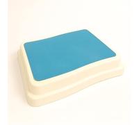 Aidapt Stackable Bath Step - 10cm Polypropylene Mobility Aid with Non-Slip Feet & Soft-Touch EVA Foam | Safe, Visible, Lightweight Support for Getting In & Out of Bath