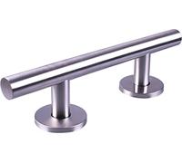 Aidapt Stainless Steel Bathroom Grab Bar,Brushed Steel Finish Rust Resistant Bath Shower Safety Handle Handrails,Shower Toilet Aid for Disabled Elderly Mobility & Daily Living Aids