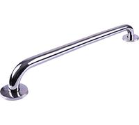 Aidapt Stainless Steel Bathroom Grab Bar,Polished Finish Rust Resistant Bath Shower Safety Handle Handrail,Toilet Aid Disabled Elderly Children Mobility & Daily Living Aid,Concealed Cover Caps (900MM)