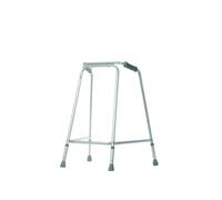 Aidapt Standard Large Adult Adjustable Height Aluminium Lightweight Walking Frame with Anti Slip Ferrule Feet to Aid Stability and Confidence when Walking Aid